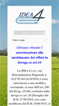 Mobile Screenshot of idea4srl.it